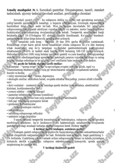 surunkali gastritlar — PDF