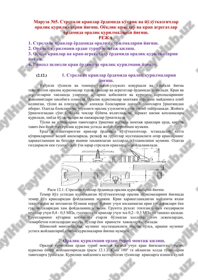 kranlar rahbari — DOCX