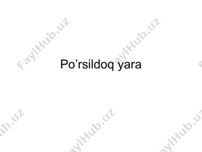 po’rsildoq yara — PPT