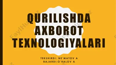 operatsion tizimlar — PDF