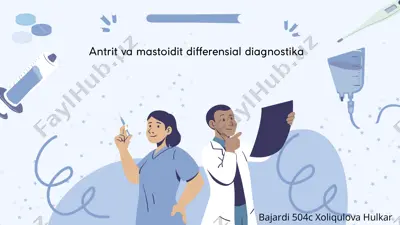 antrit va mastoidit differensial diagnostika — PPTX