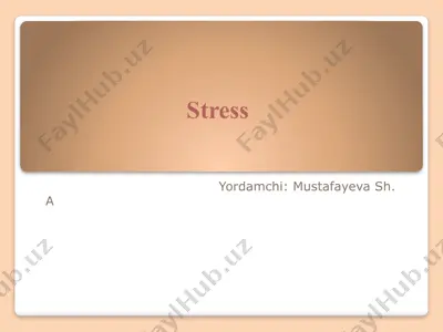stress — PPTX