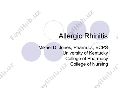 allergic rhinitis — PPT