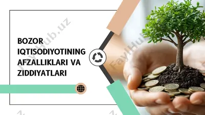 bozor iqtisodiyotining afzalliklari va ziddiyatlari — PPTX