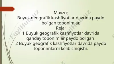 buyuk geografik kashfiyotlar — PPTX