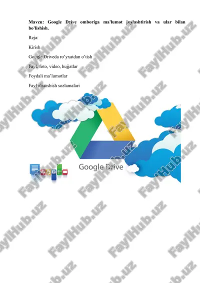google drive — DOCX