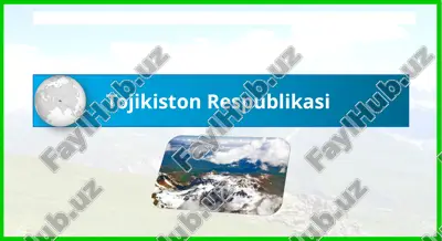 geografiya 10-sinf darslik — PPTX