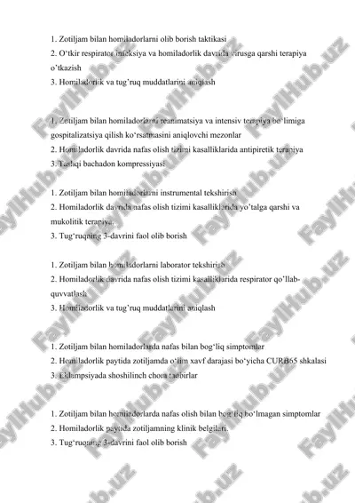 zotiljam bilan homiladorlarni olib borish taktikasi — DOCX