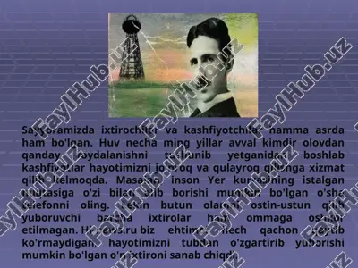 sayyoramizda ixtirochilar va kashfiyotchilar — PPT