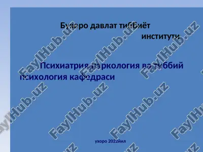 ruhiy jarayonlarni patopsixologik tekshirish — PPT