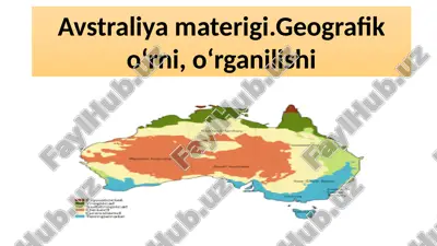 avstraliya materigi — PPTX