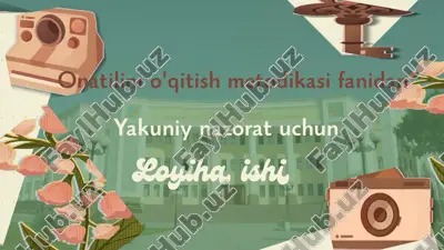 onatili darslarida so'z boyligini oshirish metodikasi — PPTX