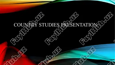 country studies presentation — PPTX