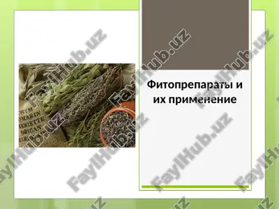 fitopreparati i ix primenenie — PPT