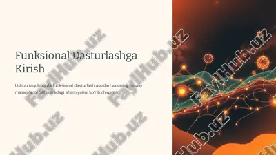 funksional dasturlashga kirish — PPTX