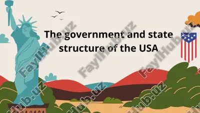 the government and state structure of the usa — PPTX