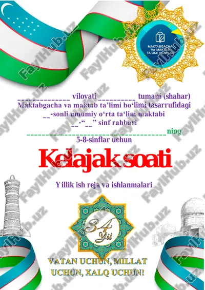 kelajak soati 5-8 sinflar — PDF