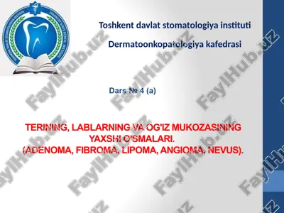neoplazmalar — PPTX