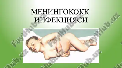 meningokok infektsiyasi — PPTX