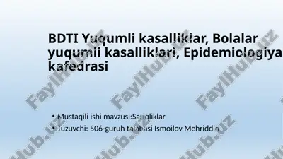 sariqliksinrlar — PPTX