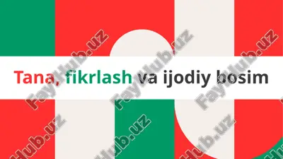 ijodiy fikrlash fanidan slayd — PPTX