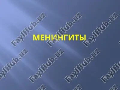 meningit — PPTX