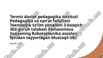 zamonaviy rdb dastgoh va asbob-uskunalar va ularga qöyiladigan talablar — PPTX