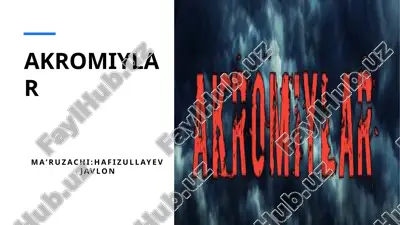 akromiylar — PPTX