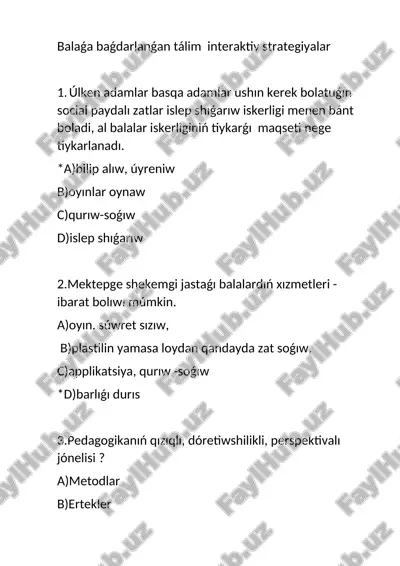 interaktiv texnologiyalar — DOCX