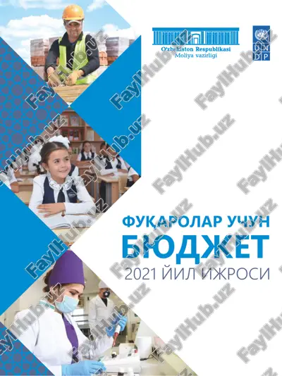 byudjet 2021 yil ijrosi fuqarolar uchun — PDF
