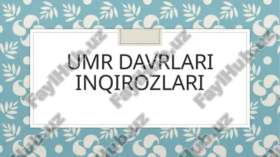 umr davrlariinqirozlari — PPTX