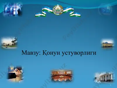 qonun ustuvorligi — PPT