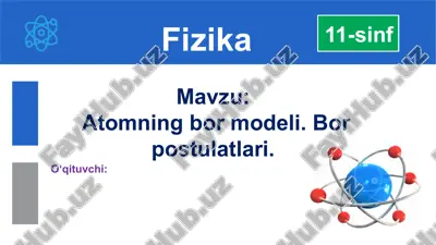 atomning bormodeli — PPTX