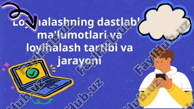 loyihalash jarayonida maqsadlarni aniqlash — PPTX