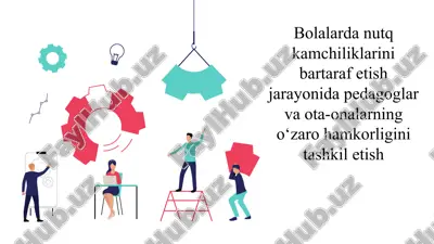 nutq kamchiliklarini bartaraf etish — PPTX