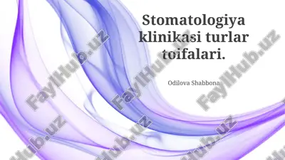 franshiza tish klinikasi — PPTX