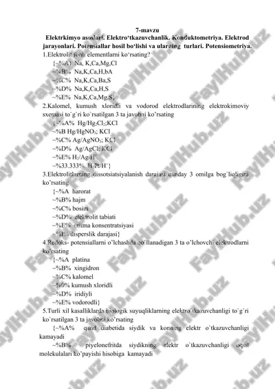 elektrkimyo asoslari — DOCX