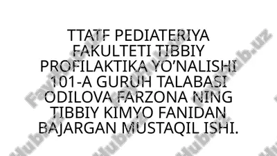 yurak glikozidlarining kimyoviy tuzilishi va ahamiyati — PPTX