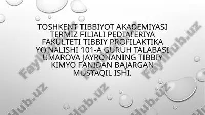 kimyo faniga oid maqola — PPTX