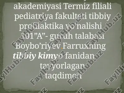polimer moddalardan atrof-muhitni muhofazalash — PPTX