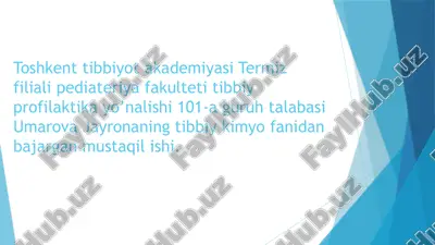 dispers tizimlar va ularning tibbiyot va tibbiy profilaktika sohasida ishlatilishi — PPTX