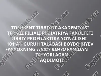 kolloid sistemalar va dializ — PPTX