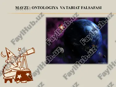 borliq va rivojlanish falsafasi — PPT