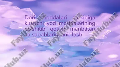 yod haqida ma'lumot — PPTX