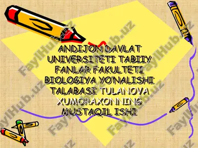 oqsillar biosintezi jadvali — PPT