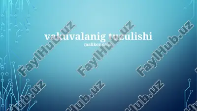 vakuum kamerasi — PPTX