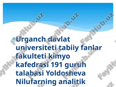 oksidlanish-qaytarilish metodiyasi — PPTX