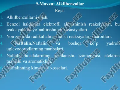 alkilbenzollar — PPT