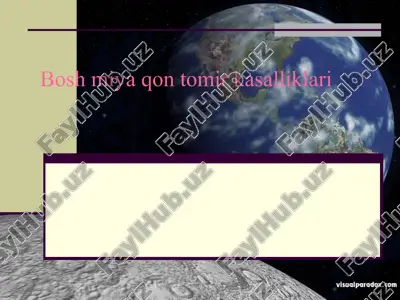 boshmiyaqontomirkasalliklari — PPTX