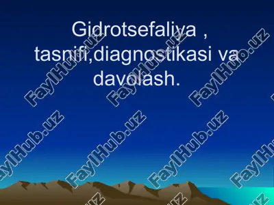 gidrotsefaliya — PPTX